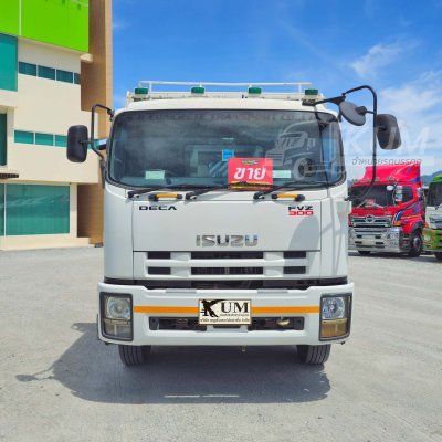 ISUZU FVZ 300 แรงม้า ปี 57 รถบรรทุก 10ล้อ พื้นเรียบ