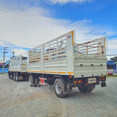 สิบสองล้อคอก Volvo FH 440 แรงม้า ปี 56 + หางคอก สองเพลา อู่ เอสเคที ปี 65 สิบสองล้อคอก Volvo FH 440 แรงม้า ปี 56 + หางคอก สองเพลา อู่ เอสเคที ปี 65