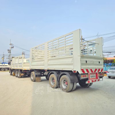 สิบสองล้อคอก Volvo FM 440 แรง ปี 2556 + หางคอก สามเพลา ปี 64