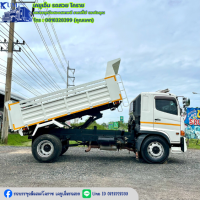 หกล้อดั้มพ์ HINO 260 เเรง รถปี 60