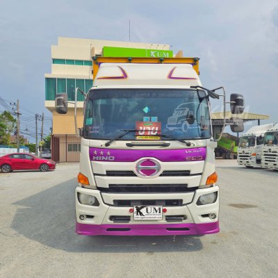 สิบล้อตู้สิบบาน HINO FL8J 260 แรง ปี 2560 + หางตู้สิบบาน สามเพลา อู่เซฟดีล ปี 2563