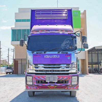 สิบล้อดั้มพ์ ISUZU FXZ 360 แรง ปี 2554 +  หางดั้มพ์ สามเพลา อู่ส.สมบัติ ปี 2555