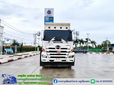 สิบล้อดั้มพ์ พ่วงแม่ลูก Hino Victor FM2P 380 ปี 66 กระบะสามมิตร