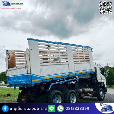 สิบล้อดั๊มสามมิตร 56  isuzu  FXZ360