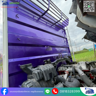 รถหกล้อกระบะคอกสูง HINO DOMINATOR 500 เครื่อง 175 แรงม้า