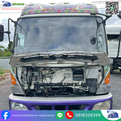 รถหกล้อกระบะคอกสูง HINO DOMINATOR 500 เครื่อง 175 แรงม้า