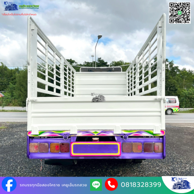 รถหกล้อกระบะคอกสูง HINO DOMINATOR 500 เครื่อง 175 แรงม้า