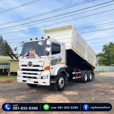 รถสิบล้อดั้มพ์ Hino Victor 380 ปี 66