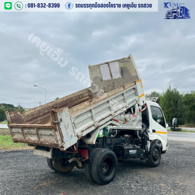 HINO หกล้อดั้มพ์ 3 คิว 150 เเรง ปี 64