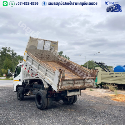 HINO หกล้อดั้มพ์ 3 คิว 150 เเรง ปี 64