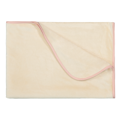 Bamboo Velour Blanket for Newborns to 1 Yr. – Pink Edging (Free Embroidery)