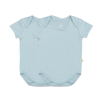 Nappi Baby Bodysuit (Set of 2) - Blue