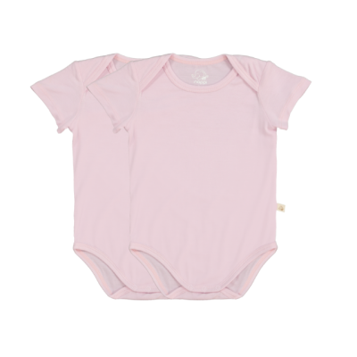 Nappi Baby Bodysuit (Set of 2) - Pink