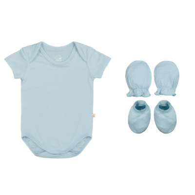Nappi Baby Clothes Set for Newborn - Blue