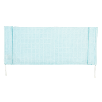 Muslin Bamboo Bolster Case for Newborns – Blue