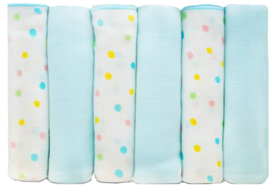 โปรผ้าอ้อมสาลูใยไผ่ 18 ผืน (Muslin Bamboo Diapers 18 pcs.)