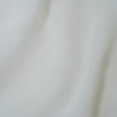 ผ้าเช็ดหน้าสาลูใยไผ่ 12 นิ้ว 6 ผืน - สีขาว