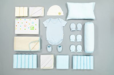 เซ็ทของใช้เตรียมคลอด (Welcome to the World Newborn Set - Blue)