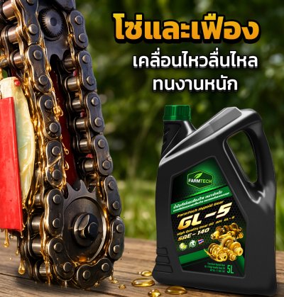 น้ำมันเกียร์ GL5-140 High Quality Gear Oil