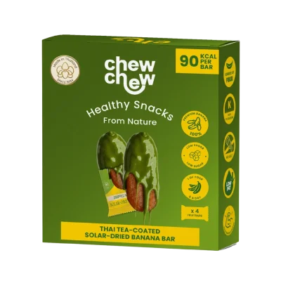 MATCHA-COATED SOLAR-DRIED BANANA BAR