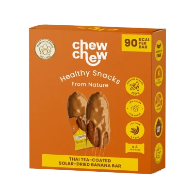 THAI TEA-COATED SOLAR-DRIED BANANA BAR