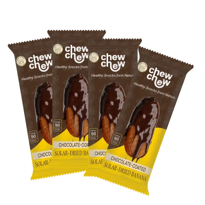 CHOCOLATE-COATED SOLAR-DRIED BANANA BAR