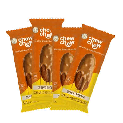 THAI TEA-COATED SOLAR-DRIED BANANA BAR