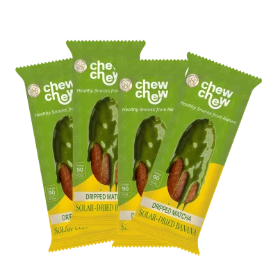 MATCHA-COATED SOLAR-DRIED BANANA BAR