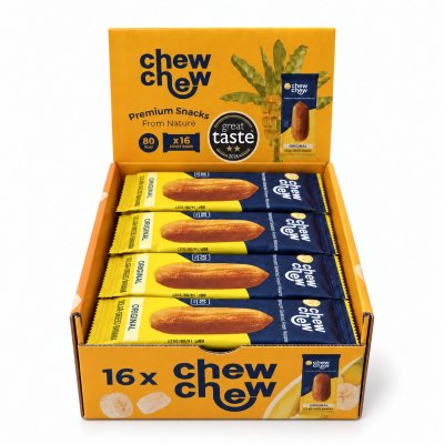 ORIGINAL SOLAR-DRIED BANANA — BOX OF 16 BARS