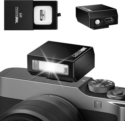 MEDALight Upgrade Aluminum F1s Mini Camera Flash for Ricoh GR3/GR3X