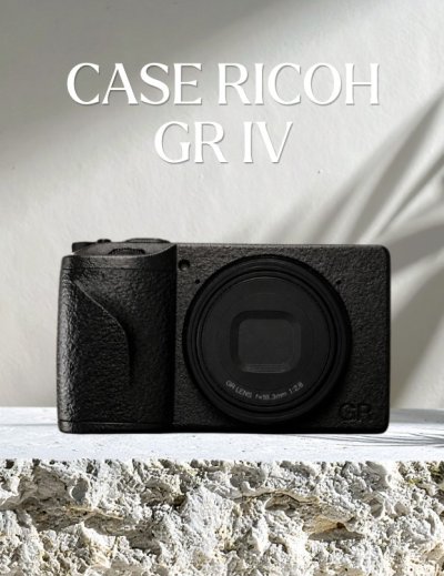 CASE RICOH GR4 CARBON BLACK CASE BODY & CABON BLACK GRIP