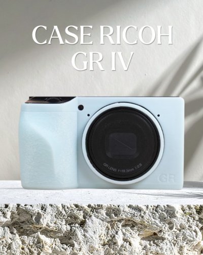CASE RICOH GR4 GLACIER BLUE CASE BODY & GLACIER BLUE GRIP