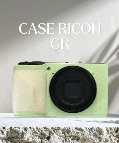 CASE RICOH GR AVOCADO GREEN CASE BODY & AVOCADO YELLOW GRIP