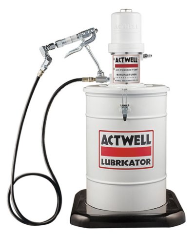 ชุดถังอัดจารบี ACTWELL แบบใช้ลม รุ่น S482-R ขนาด 30 KG.พร้อมเกจวัด