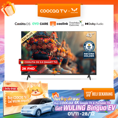 Coocaa 43S3U Plus 2K LED Smart TV Coocaa 43S3U Plus 2K LED Smart TV