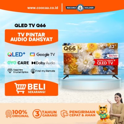 Coocaa 43Q66 2K QLED+ Google TV