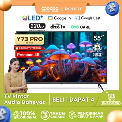 Coocaa 55Y73 Pro 4K QLED+ Google TV