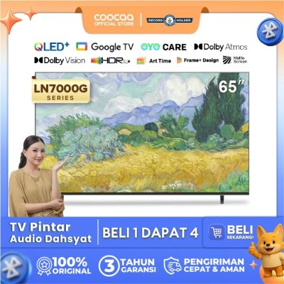 Coocaa 65 Inch LN7000G 4K QLED Wallpaper TV - Google TV - Matte Screen