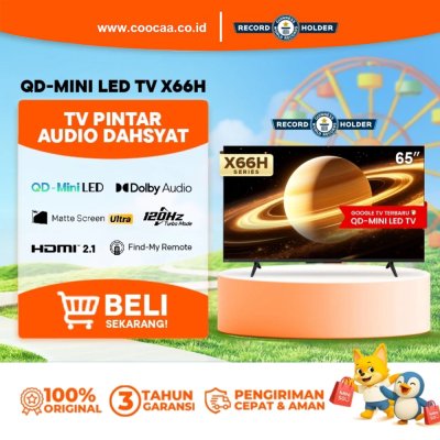 COOCAA  65 inch X66H - 4K QD Mini LED - S AI Engine - Matte Screen Ultra - Nexo Mini LED