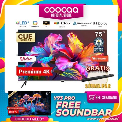 Coocaa 75CUE8600 4K QLED+ Google TV