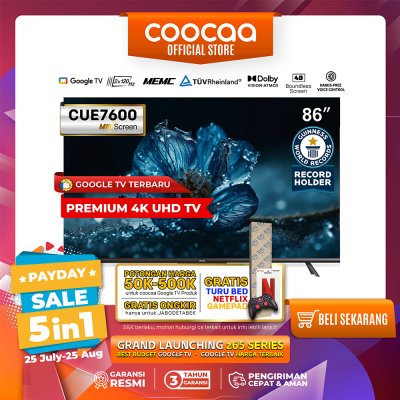 Coocaa 86 Inch 4K Google TV