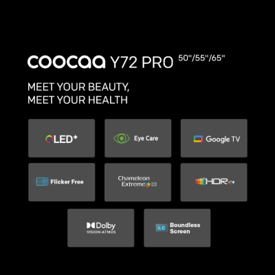 Coocaa 65Y72 Pro QLED 4K Google TV