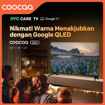 Coocaa 43Q66 2K QLED+ Google TV
