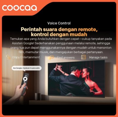 Coocaa 43Q66 2K QLED+ Google TV