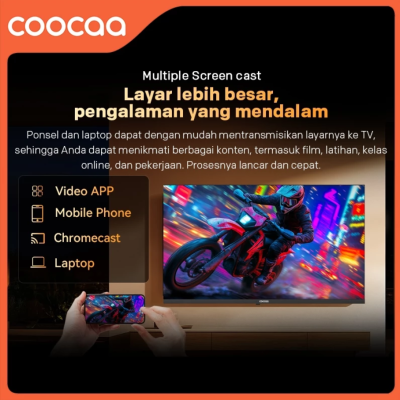 Coocaa 43Q66 2K QLED+ Google TV