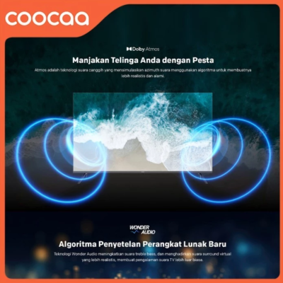 Coocaa 75CUE8600 4K QLED+ Google TV