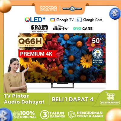 Coocaa 50Q66H 4K QLED+ Google TV