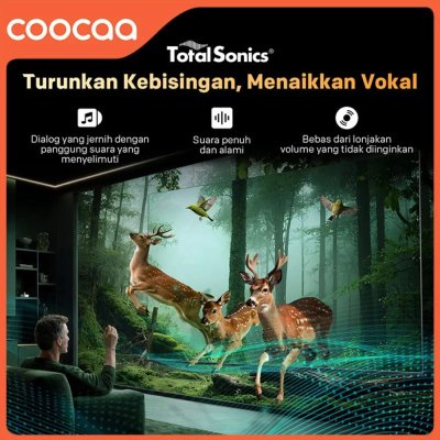 COOCAA  55 inch X66H - 4K QD Mini LED - S AI Engine - Matte Screen Ultra - Nexo Mini LED