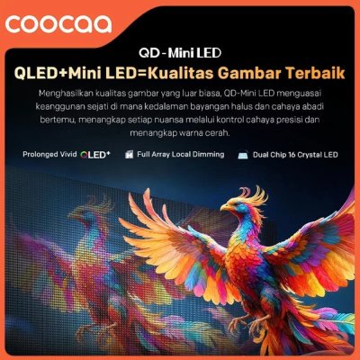 COOCAA  65 inch X66H - 4K QD Mini LED - S AI Engine - Matte Screen Ultra - Nexo Mini LED COOCAA  65 inch X66H - 4K QD Mini LED - S AI Engine - Matte Screen Ultra - Nexo Mini LED