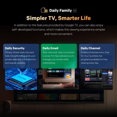 Coocaa 43Q55 2K QLED+ Google TV